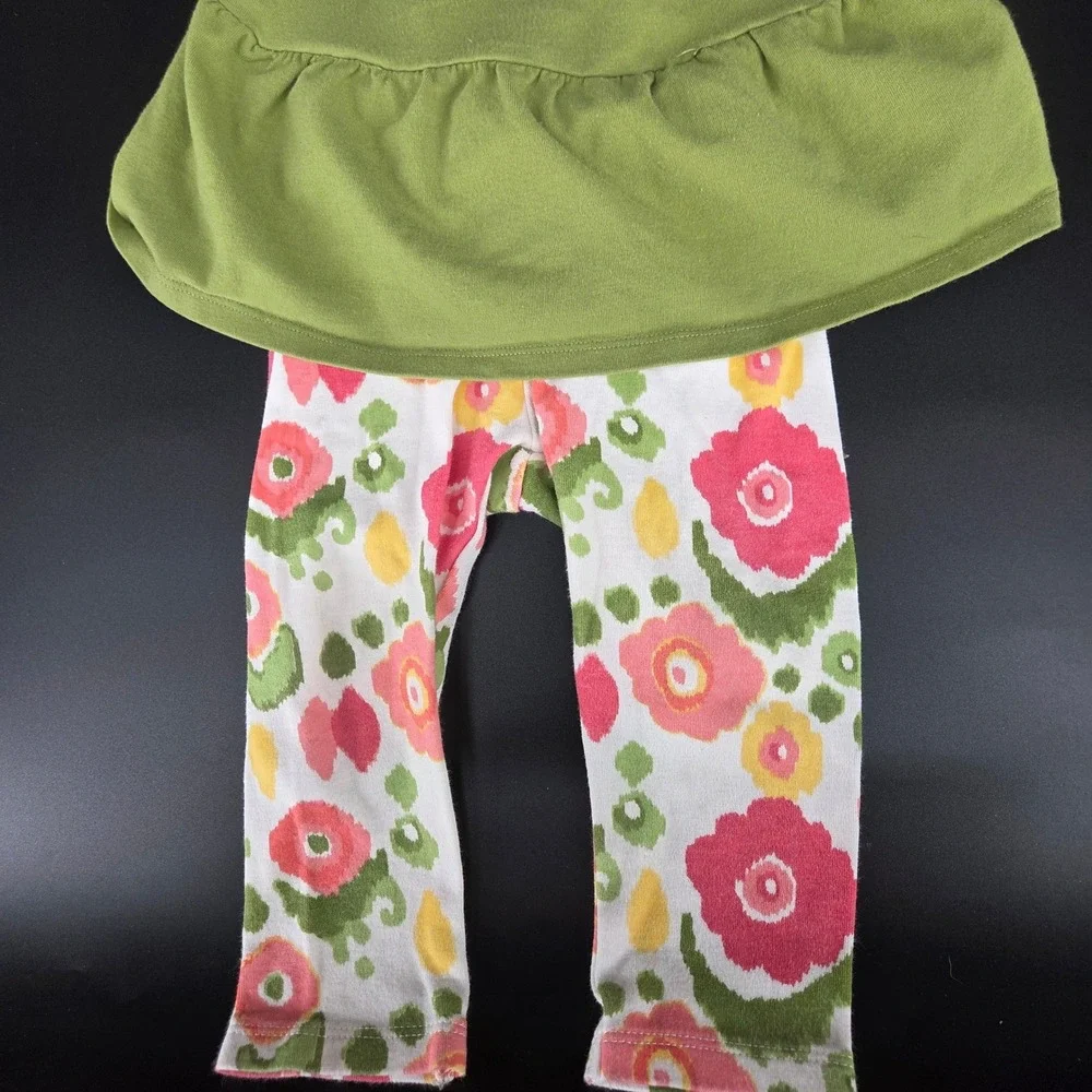 Gymboree Girls 18-24M Bohemian Jewel Tunic and Floral Leggings 2 Piece Set